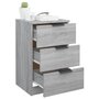 Voir la diapositive 5 : VIDAXL Tables de chevet 2 pcs Sonoma gris 40x36x65 cm