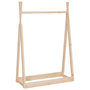 Voir la diapositive 2 : VIDAXL Porte-vetements 100x45x150 cm Bois de pin massif