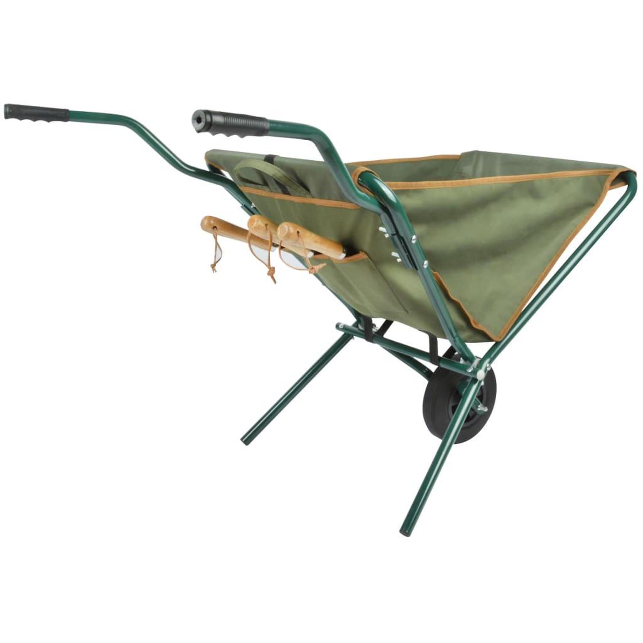 Voir la diapositive 2 : ESSCHERT DESIGN Esschert Design Brouette pliable Vert GT138