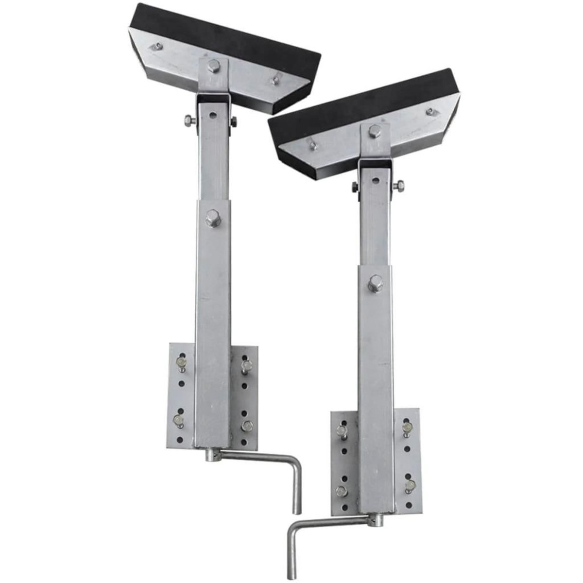 VIDAXL Set de 2 supports a barre inclinable 63 - 88 cm pour remorque a bateau