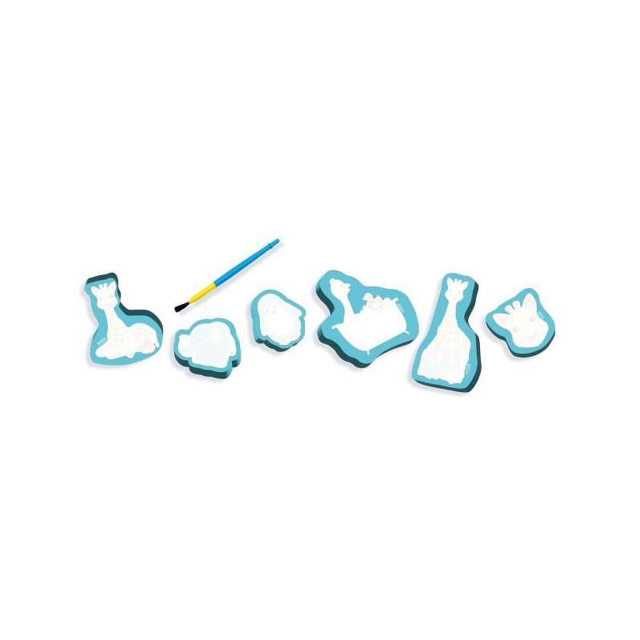 Voir la diapositive 3 : SES Creative Jouet de bain ses-creative Sophie la girafe Bleu