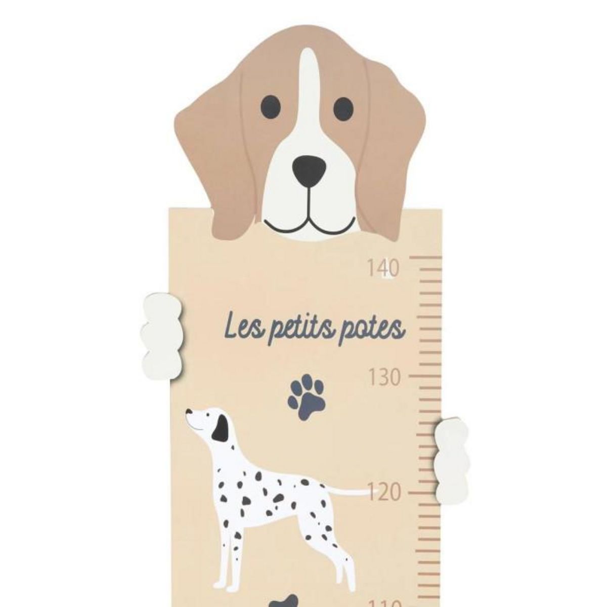 Atmosphera Kids Toise Enfant Chien  Scott  140cm Beige