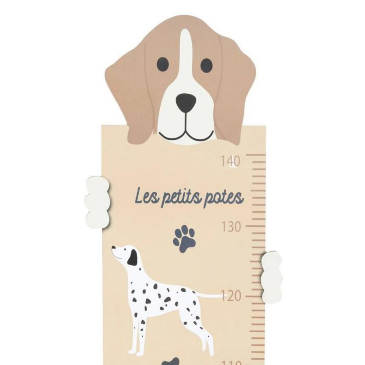 Atmosphera Kids Toise Enfant Chien  Scott  140cm Beige