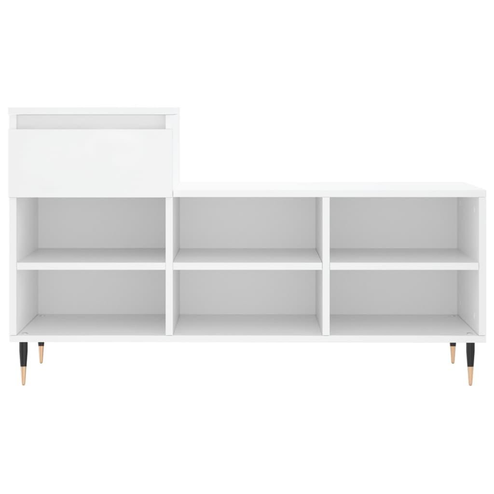 Voir la diapositive 5 : VIDAXL Armoire a chaussures Blanc 102x36x60 cm Bois d'ingenierie