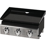 Habitat et Jardin Plancha  Presto 3  - 3 Brûleurs - 7.5kW - Gris