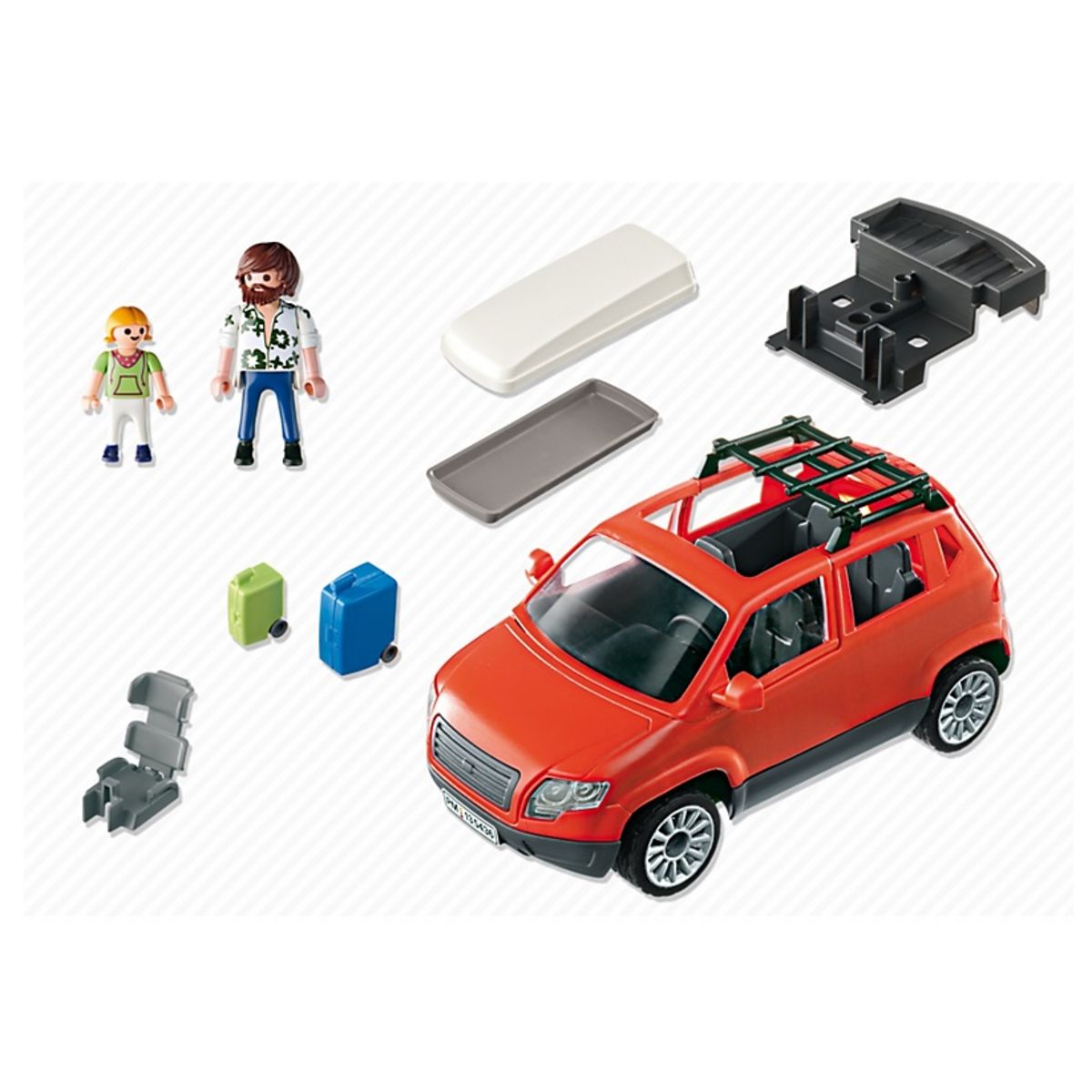PLAYMOBIL 5436 Voiture avec coffre de toit