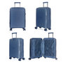 Voir la diapositive 3 : David Jones Lot 3 valises rigides dont 1 valise cabine TSA
