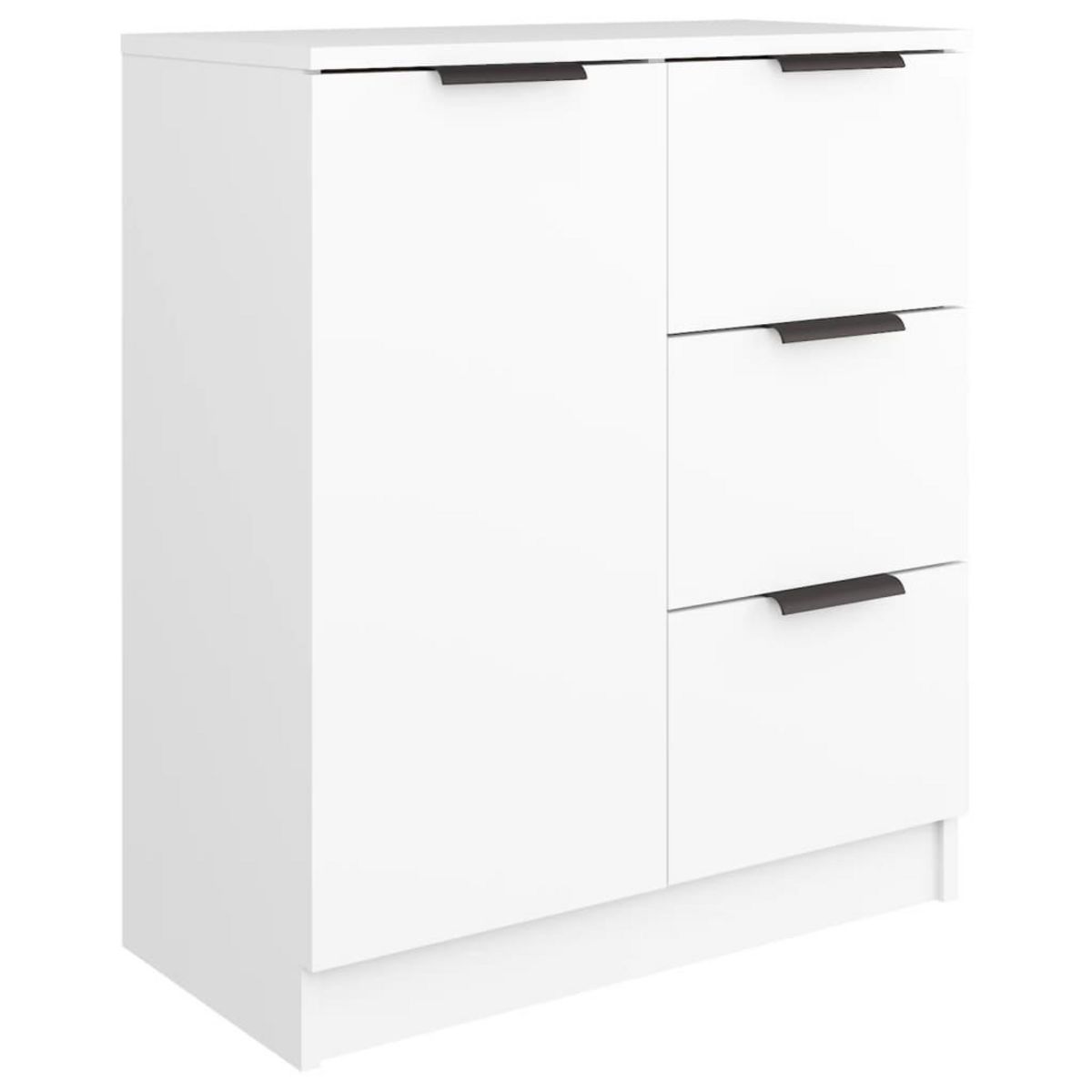 VIDAXL Buffet Blanc 60x30x70 cm Bois d'ingenierie
