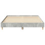 Voir la diapositive 5 : VIDAXL Cadre de lit sans matelas gris beton 150x200 cm bois ingenierie