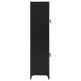 Voir la diapositive 4 : VIDAXL Armoire a casiers Noir 38x45x180 cm Acier