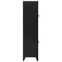 Voir la diapositive 4 : VIDAXL Armoire a casiers Noir 38x45x180 cm Acier