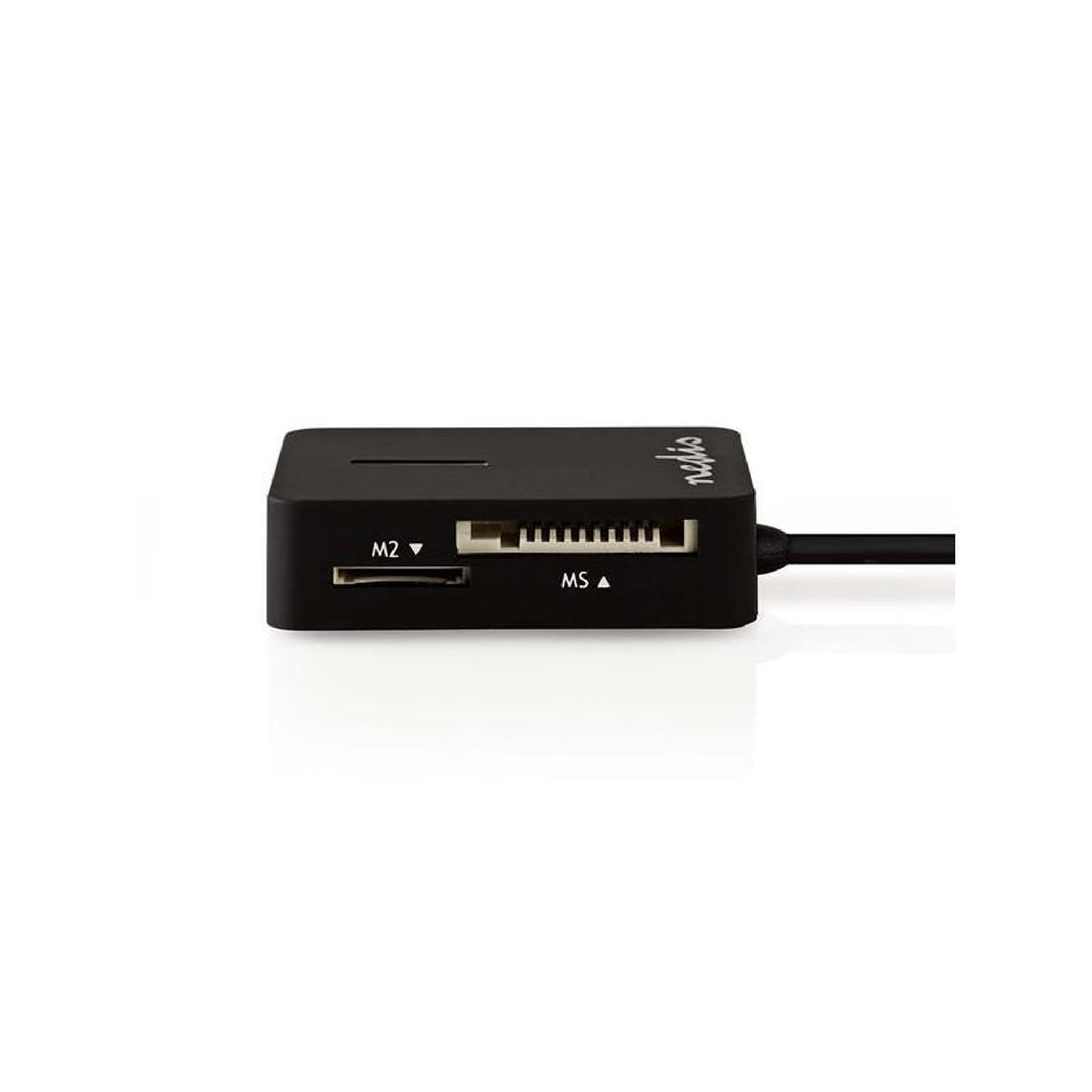 Voir la diapositive 2 : NEDIS Lecteur de carte All-in-One  USB 2.0 NEDIS - CRDRU2300BK
