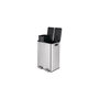 Voir la diapositive 2 : MIOGO Poubelle de cuisine tri sélectif Tri selectif 60L inox