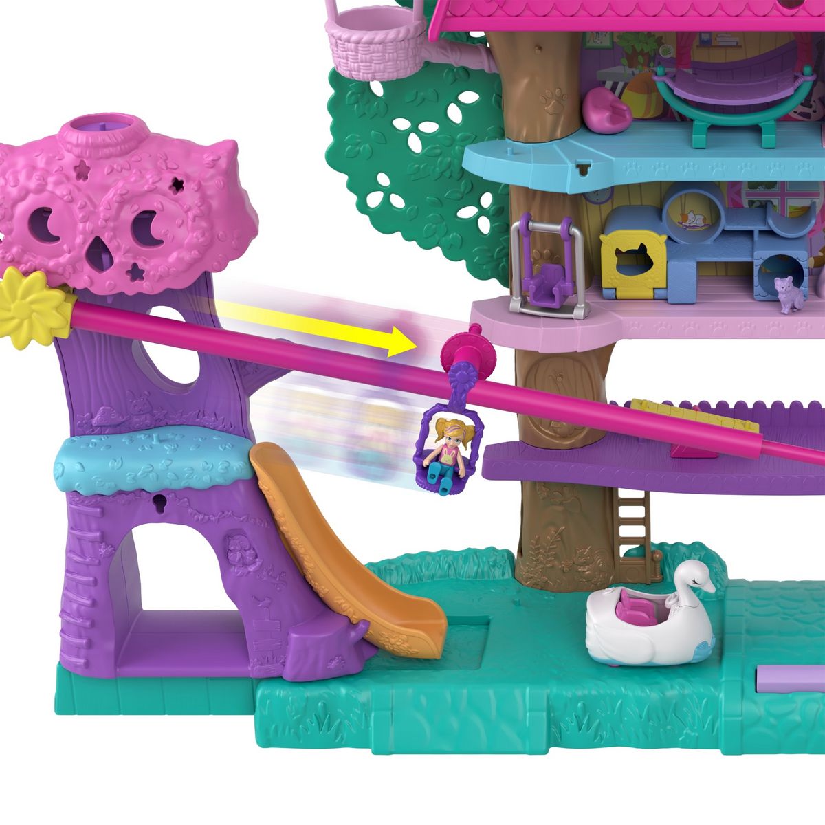 POLLY POCKET Mini poupée Polly Pocket - Maison dans les arbres