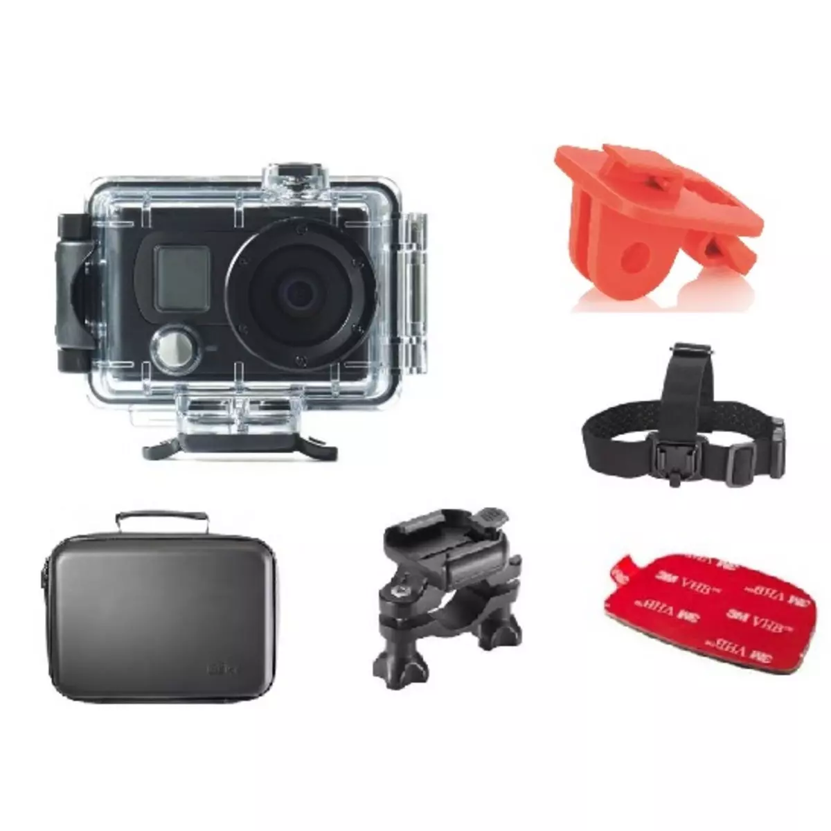 Caméra de sport Qilive + 5 accessoires