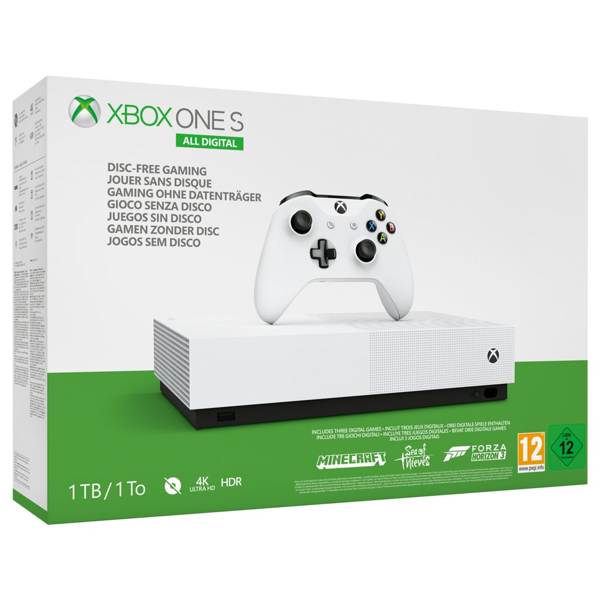 MICROSOFT Console Xbox One S 1To All Digital