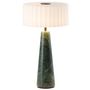 Voir la diapositive 1 : Lumisky Lampe de table sans fil LED BLOK Vert Marbre H30cm