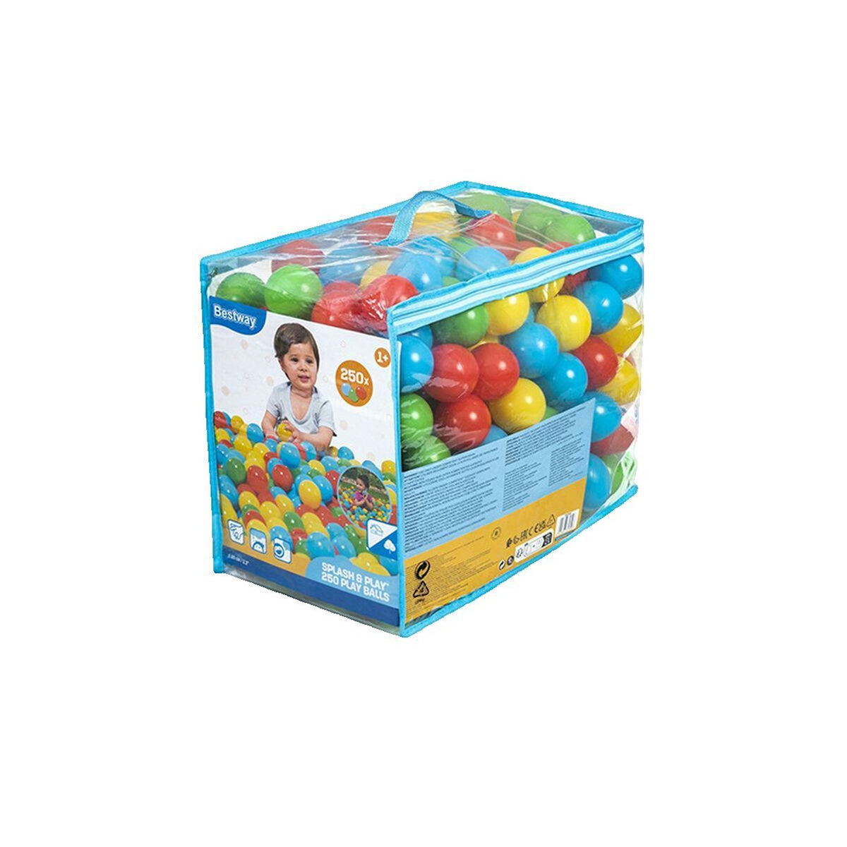 BESTWAY Balles de jeu Bestway multicolore 5.85 cm - lot de 250