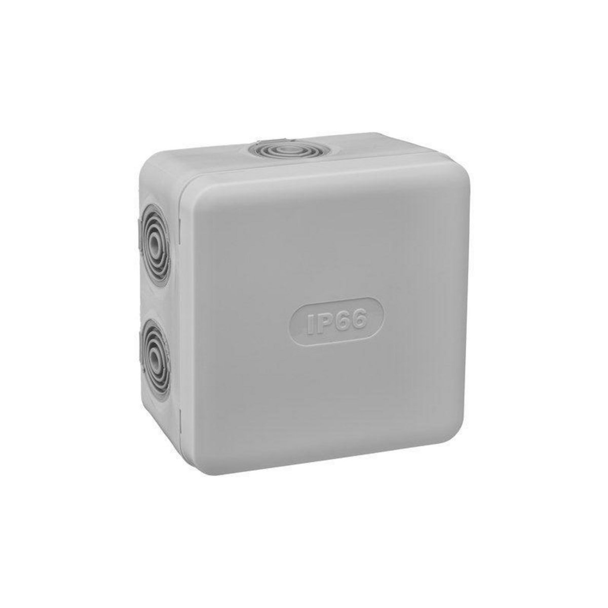 CENTRALE BRICO Boîte de dérivation étanche - 85x85xp50 grise - IP66