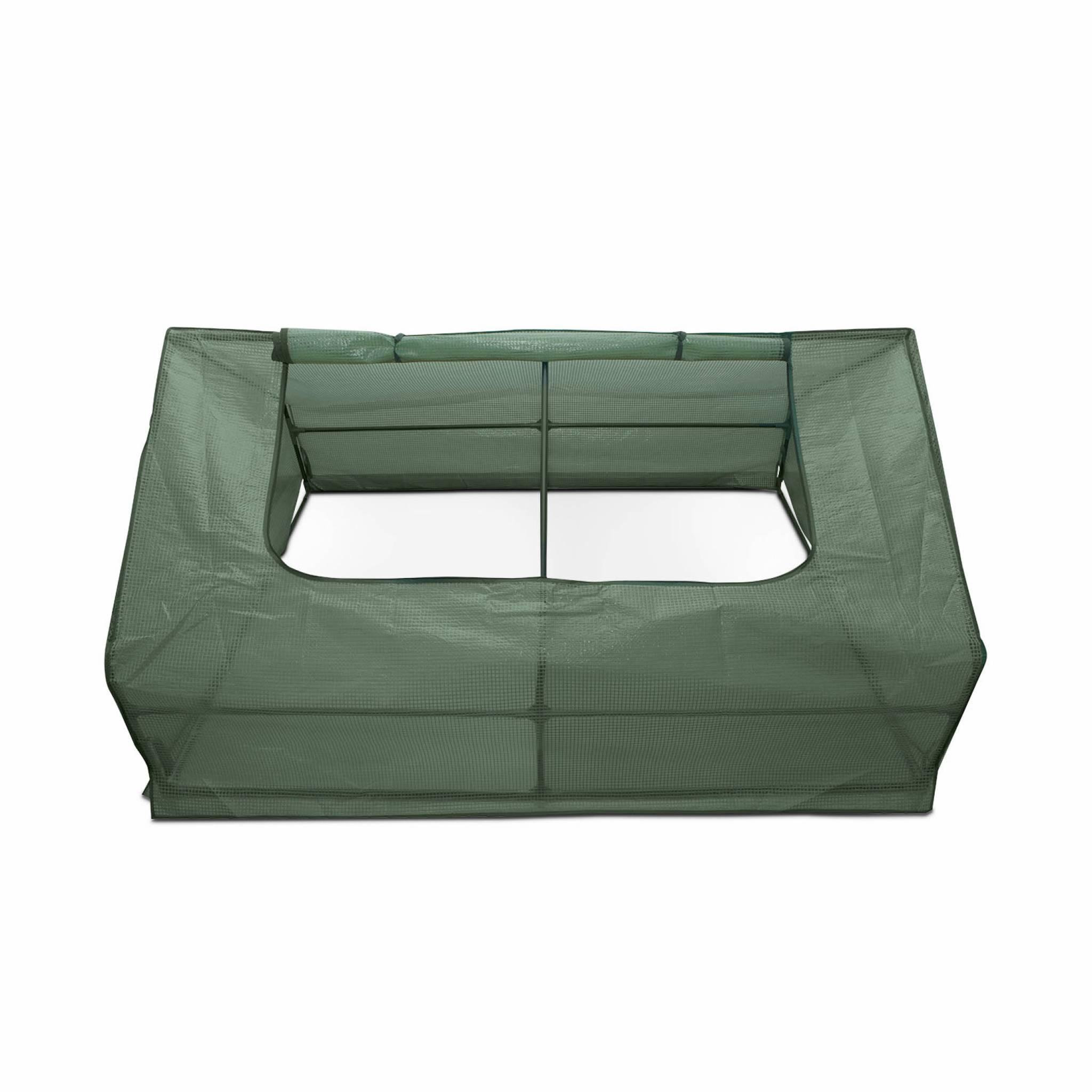 Voir la diapositive 1 : SWEEEK Mini serre de jardin - Ciboulette - 2.5m². serre châssis en polyéthylène