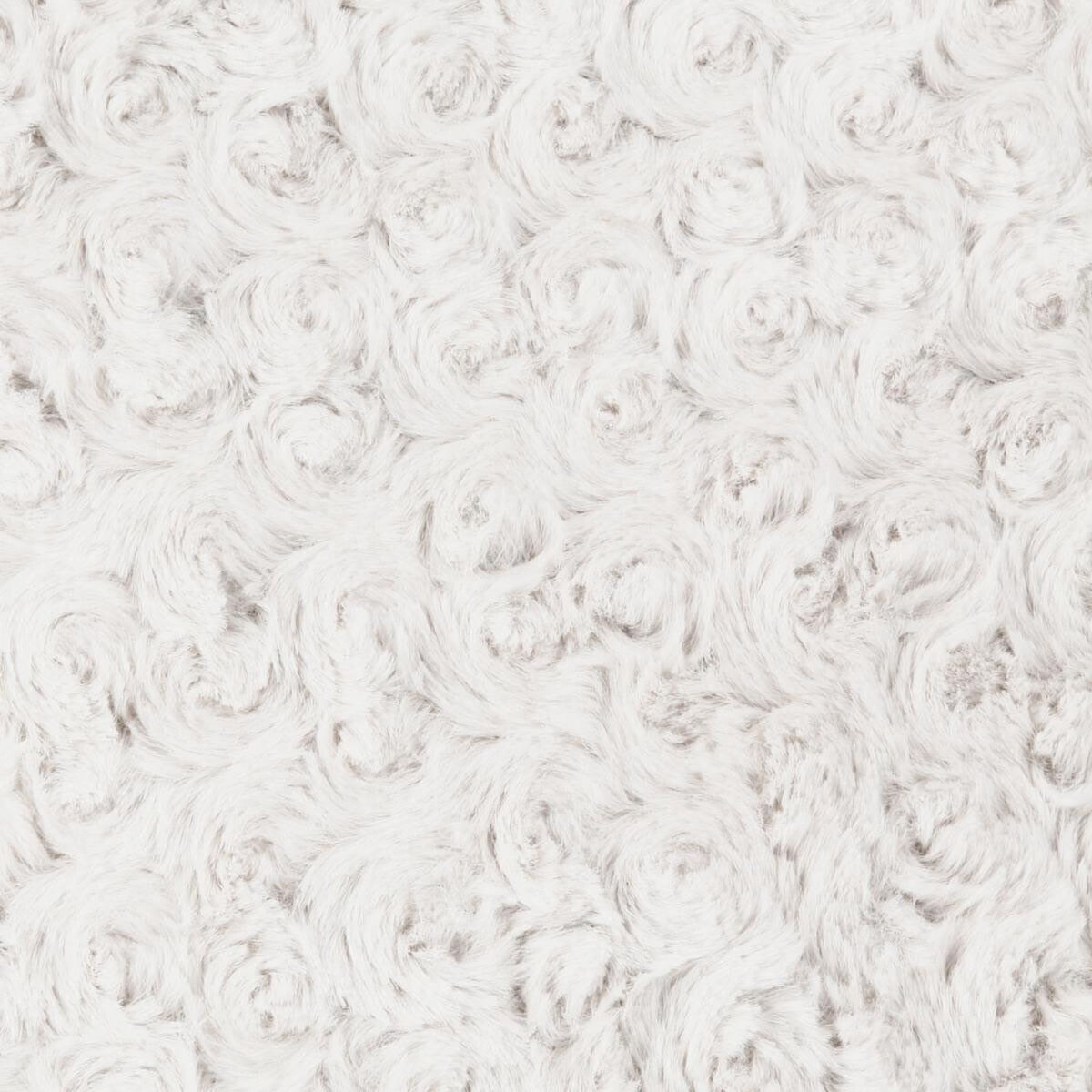 ATMOSPHERA Coussin Imitation Fourrure  Bouclée  45x45cm Écru