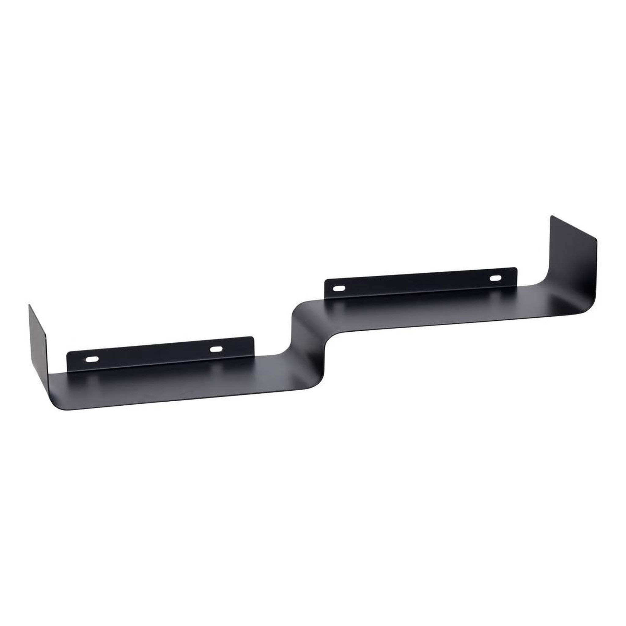 ATMOSPHERA Étagère murale 2 niveaux en métal  emilio  50cm noir