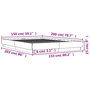 Voir la diapositive 6 : VIDAXL Cadre de lit sans matelas sonoma gris 150x200 cm