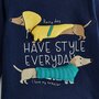 INEXTENSO T-shirt manches longues chiens bébé garçon