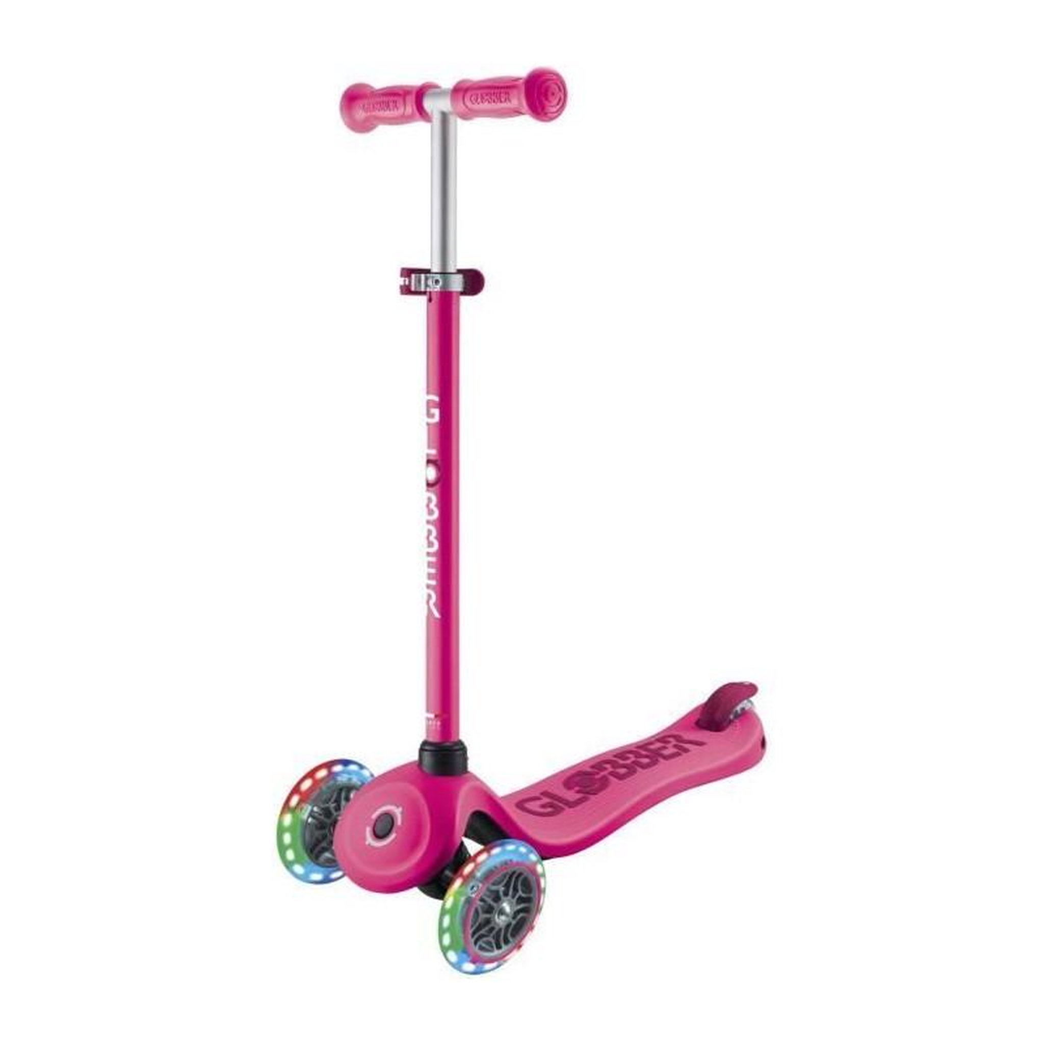 Voir la diapositive 5 : Globber Trottinette 3 roues évolutive - GLOBBER - SPORTY LIGHTS - Rose - Lumineuses - Porteur, draisienne, trottinette - Siege - des 15