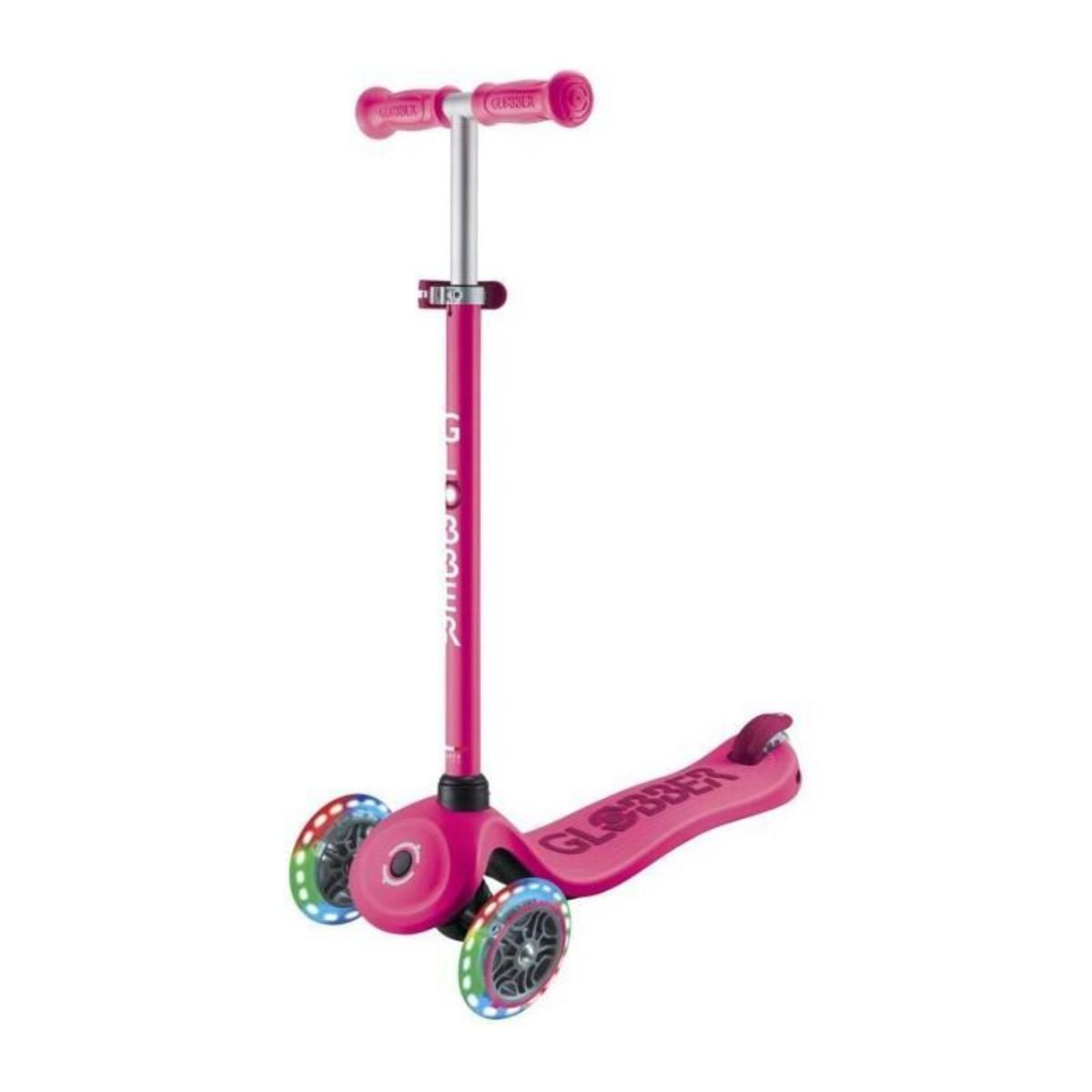 Globber Go-Up Sporty Lights V2 Rose Fushia