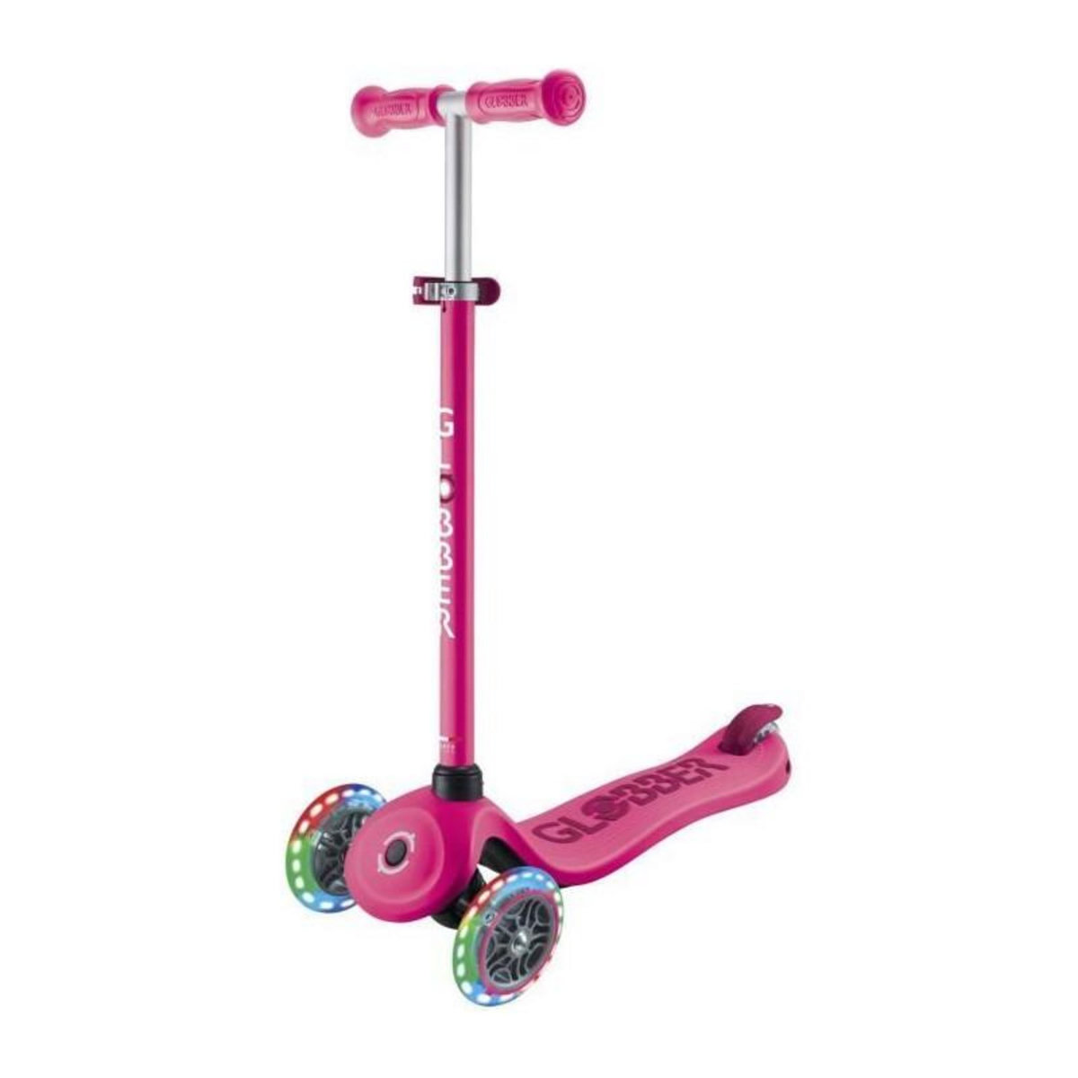 Globber Go-Up Sporty Lights V2 Rose Fushia
