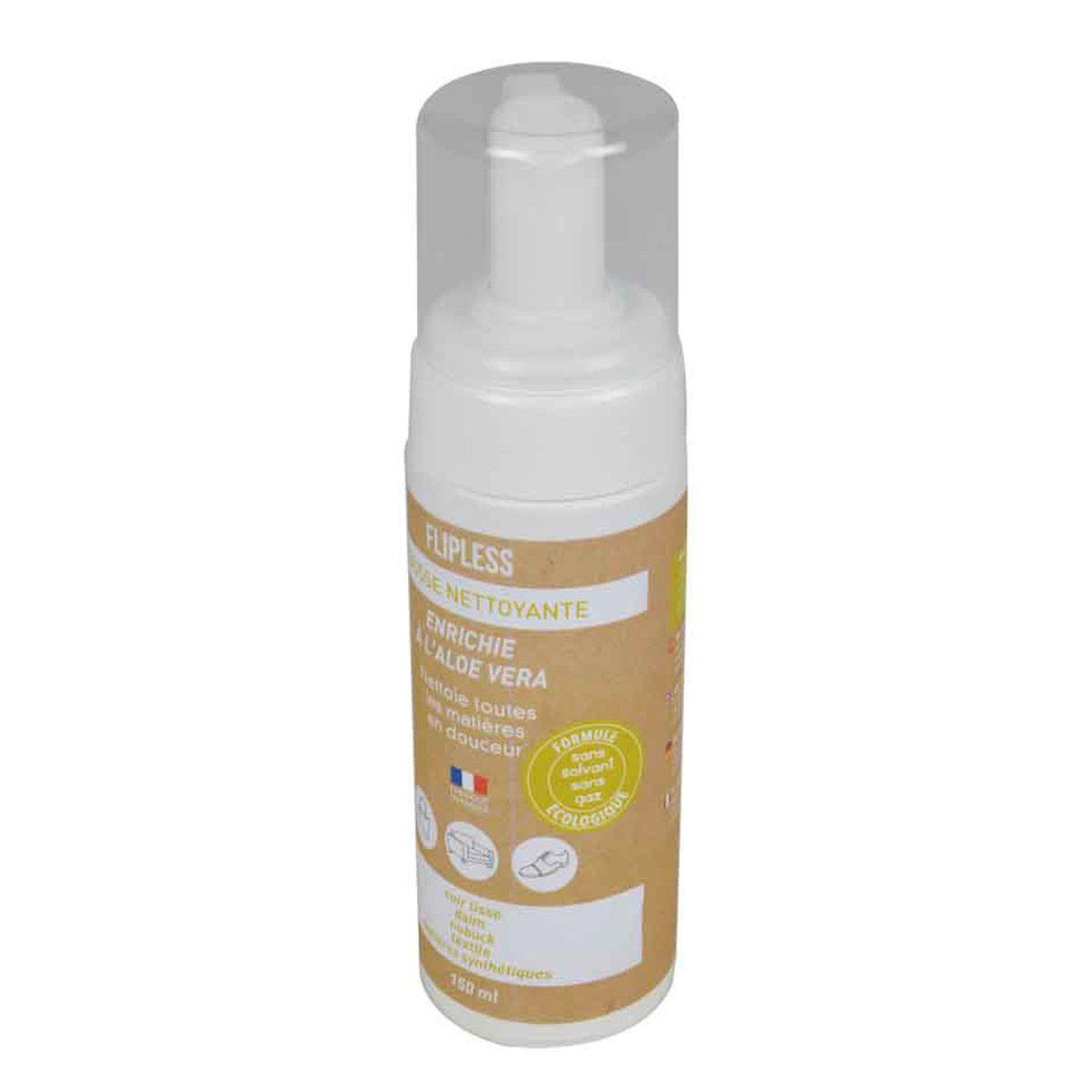 FLIPLESS Mousse nettoyante  écologique  150ml blanc
