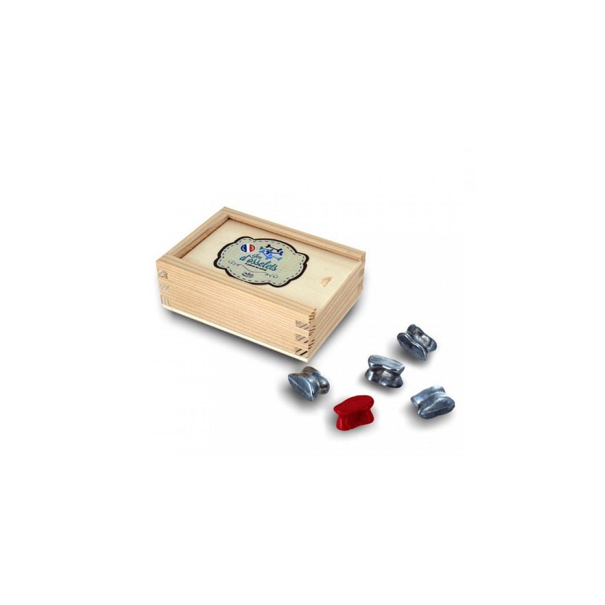 Vilac Jeu d'osselets en coffret bois