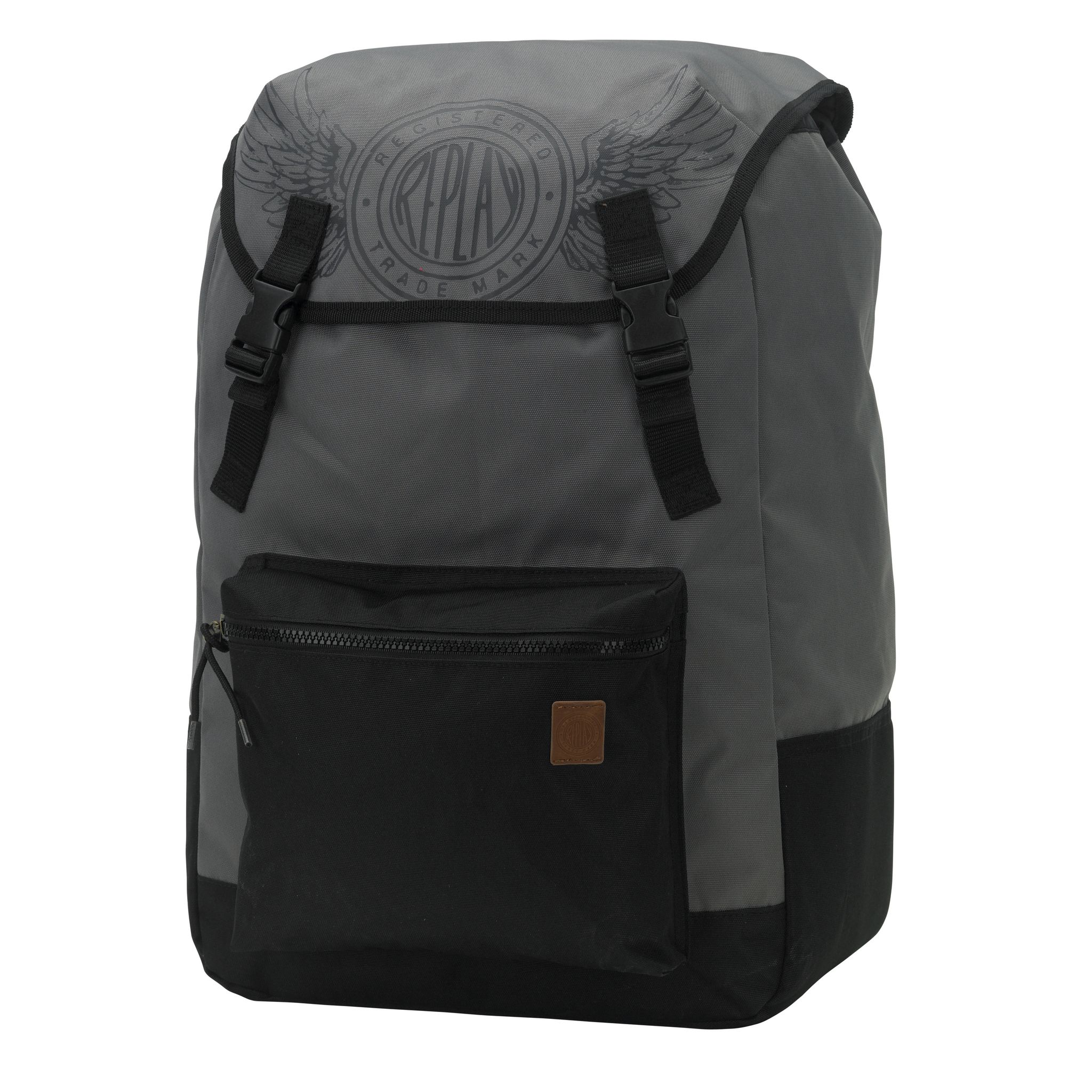 Sac à Dos Replay En Denim - Taille Moyen, Couleur Noir, Neuf Avec étiquettes, Fermeture Zip