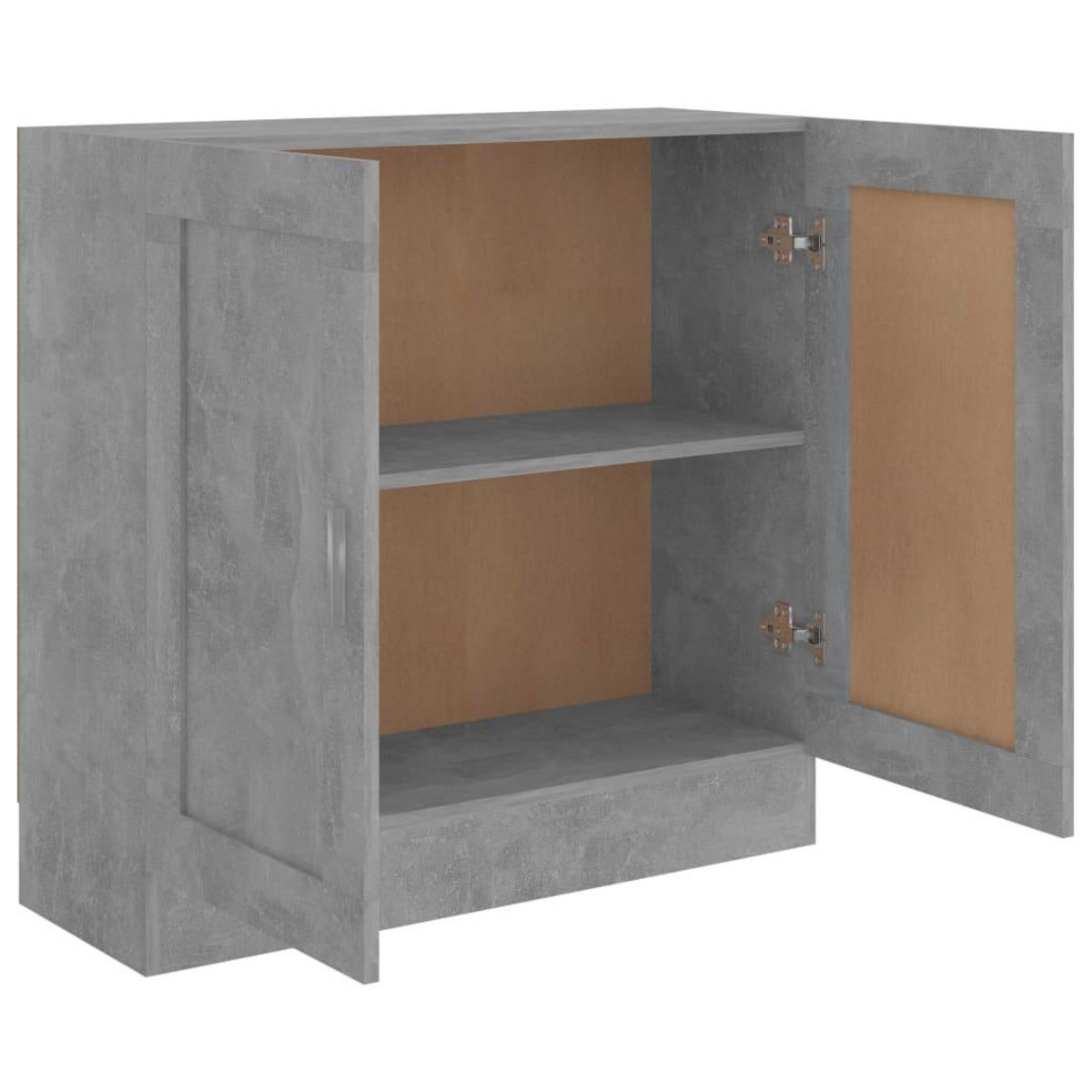 VIDAXL Bibliotheque Gris beton 82,5x30,5x80 cm Bois d'ingenierie