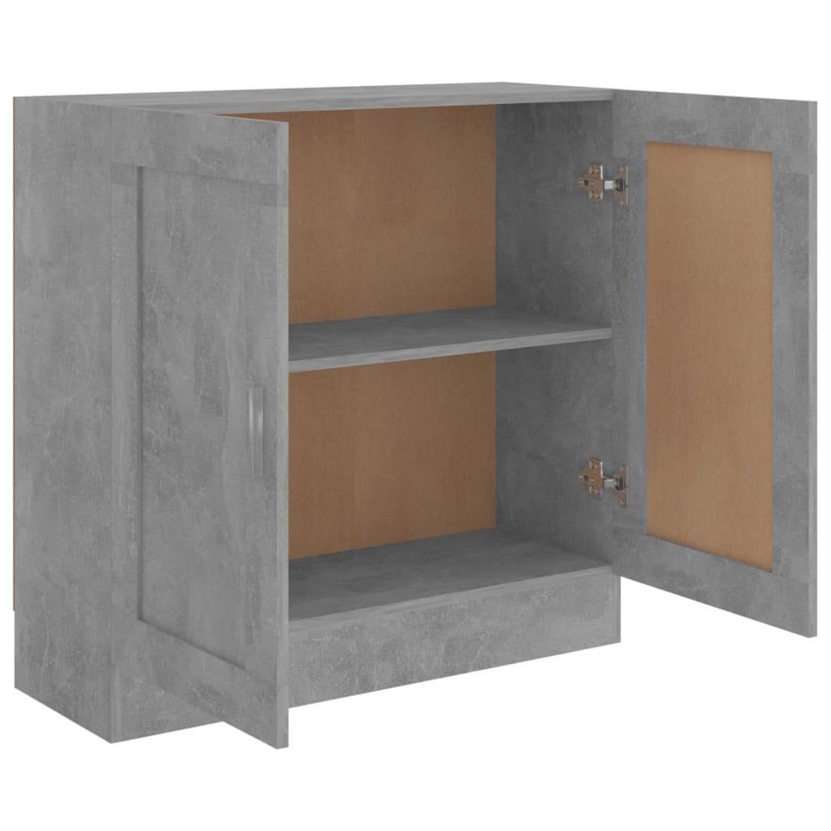 VIDAXL Bibliotheque Gris beton 82,5x30,5x80 cm Bois d'ingenierie