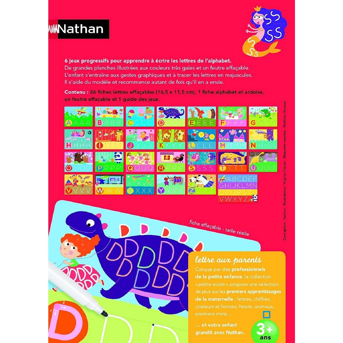 NATHAN J'écris les lettres - Jeu éducatif