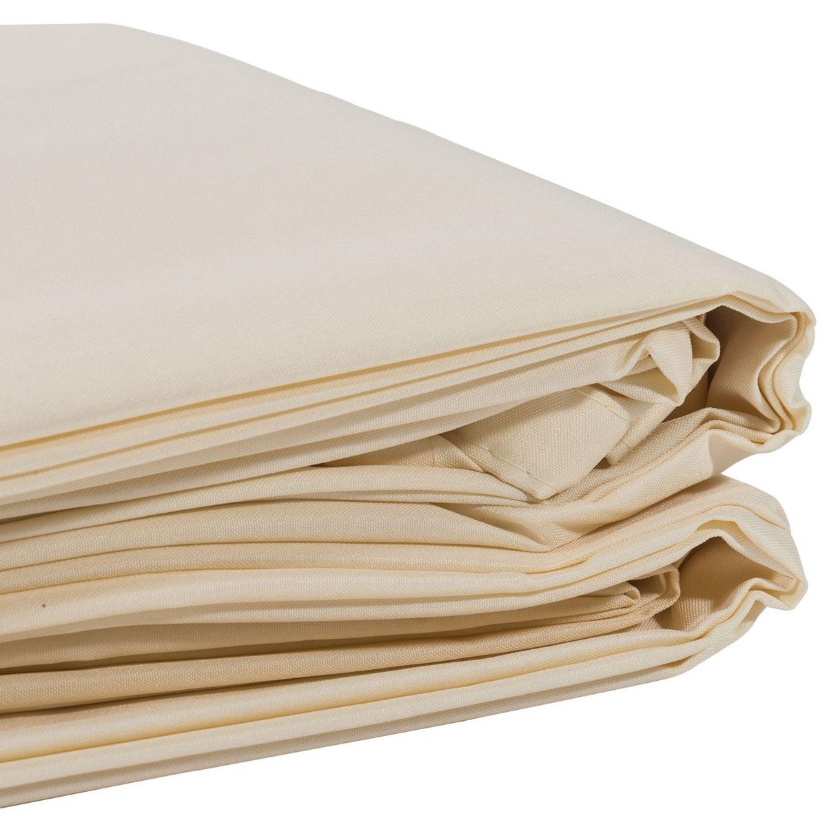 WERKAPRO Voile d'ombrage crème triangulaire en polyester 5m