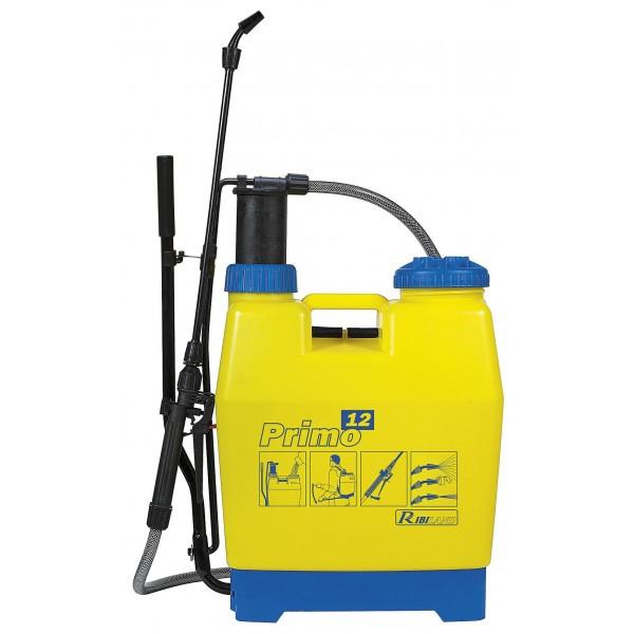 Ribiland Pulvérisateur à dos à pression entretenue 13.55l - prp120d
