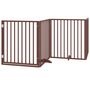 Voir la diapositive 3 : VIDAXL Barriere pour chien porte pliable 12 panneaux bois de peuplier