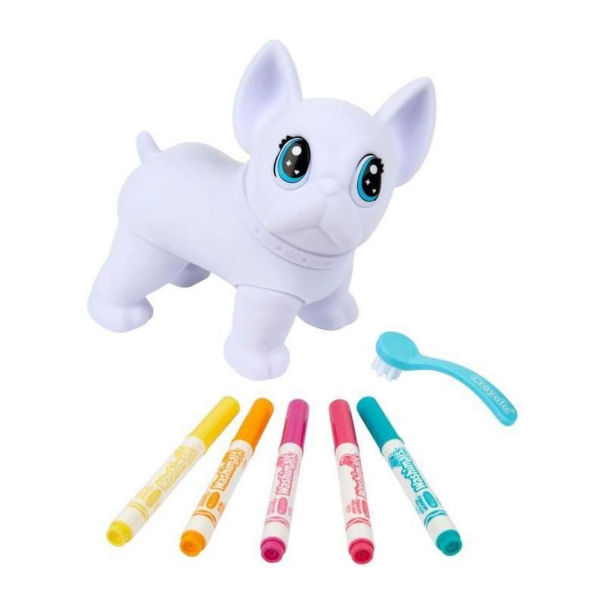 Crayola Coloriage - CRAYOLA - Washimals Jumbo Dog - Chien géant lavable a personnaliser! Des 3 ans