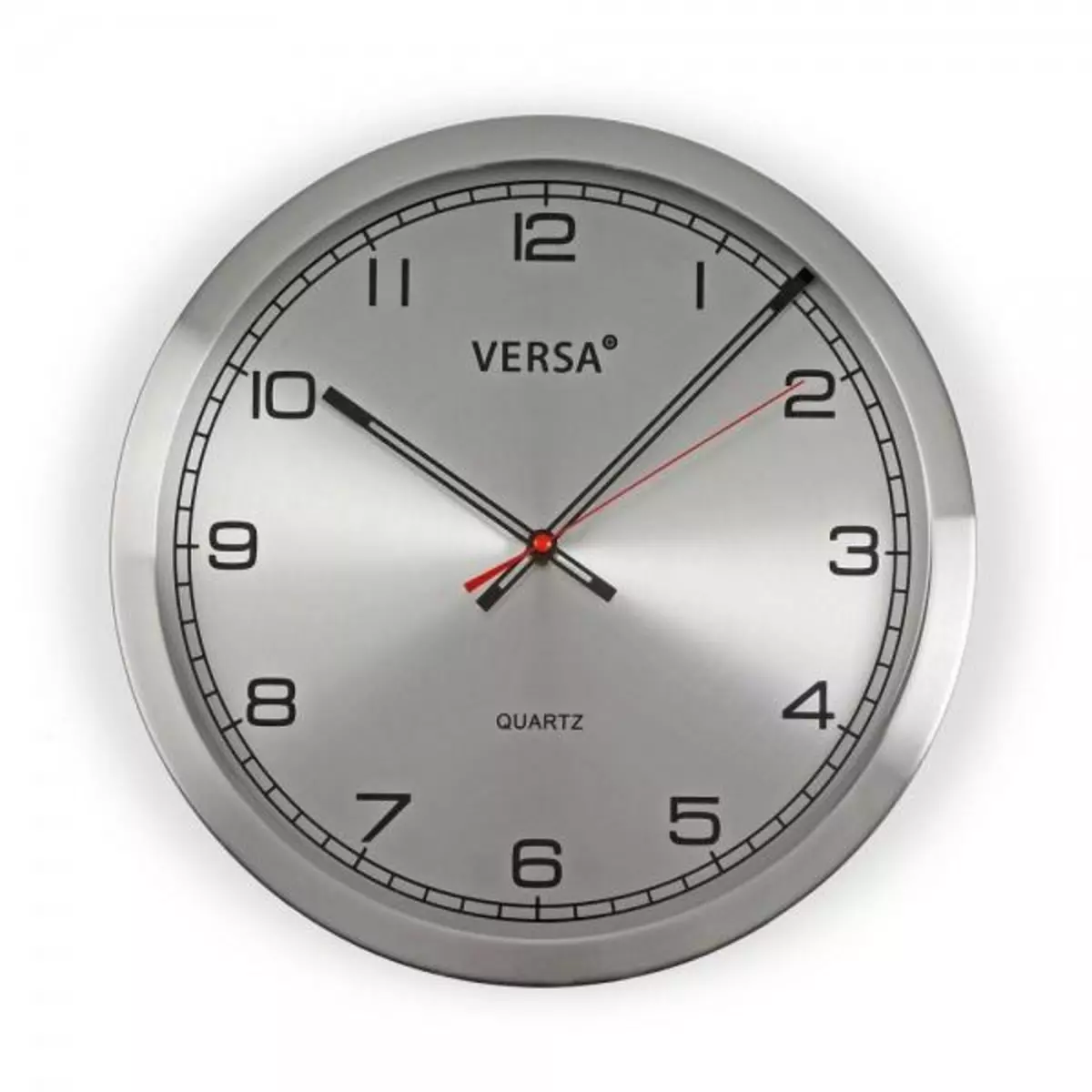 MARKET24 Horloge Murale Aluminium (4,1 x 30 x 30 cm)