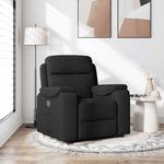 VIDAXL Fauteuil inclinable Noir Tissu