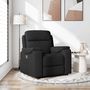 Voir la diapositive 1 : VIDAXL Fauteuil inclinable Noir Tissu