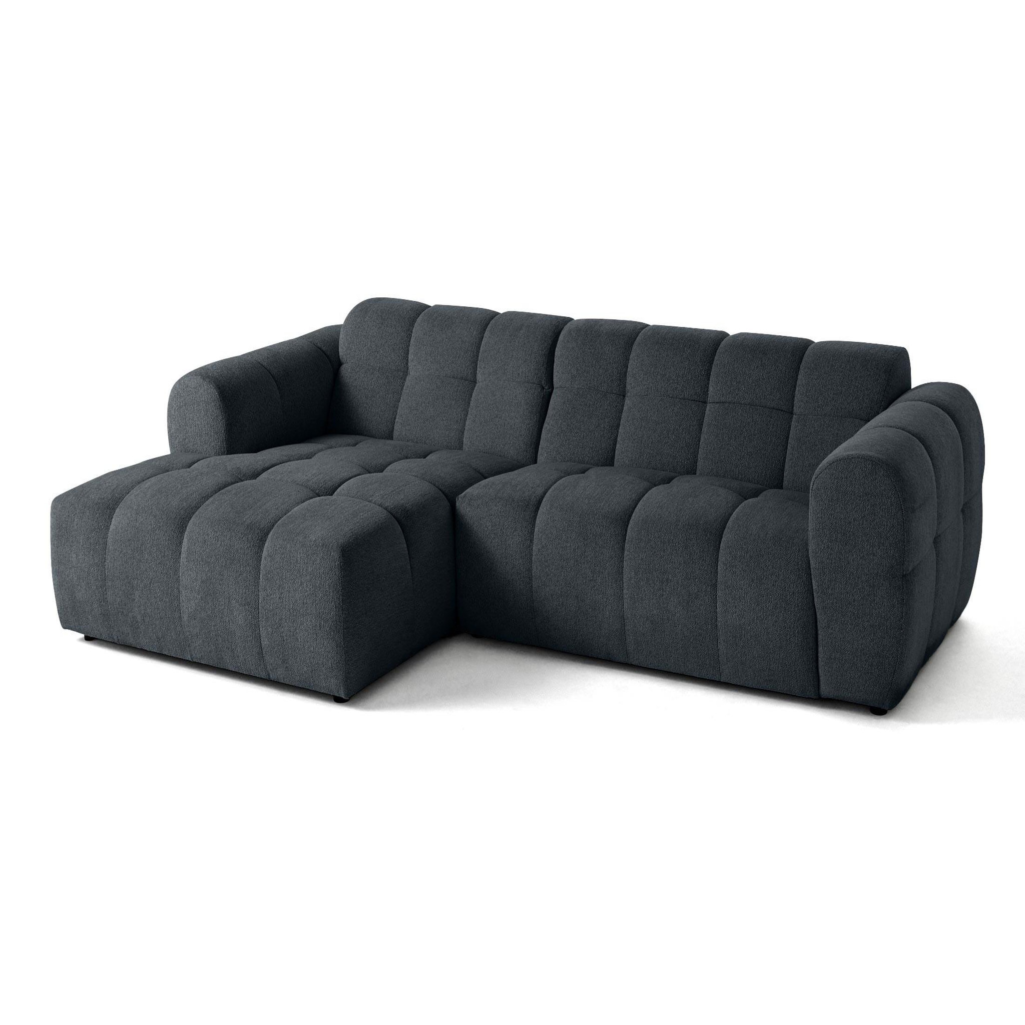 Voir la diapositive 4 : LISA DESIGN Ray - canapé d'angle gauche - 4 places - en tissu texturé