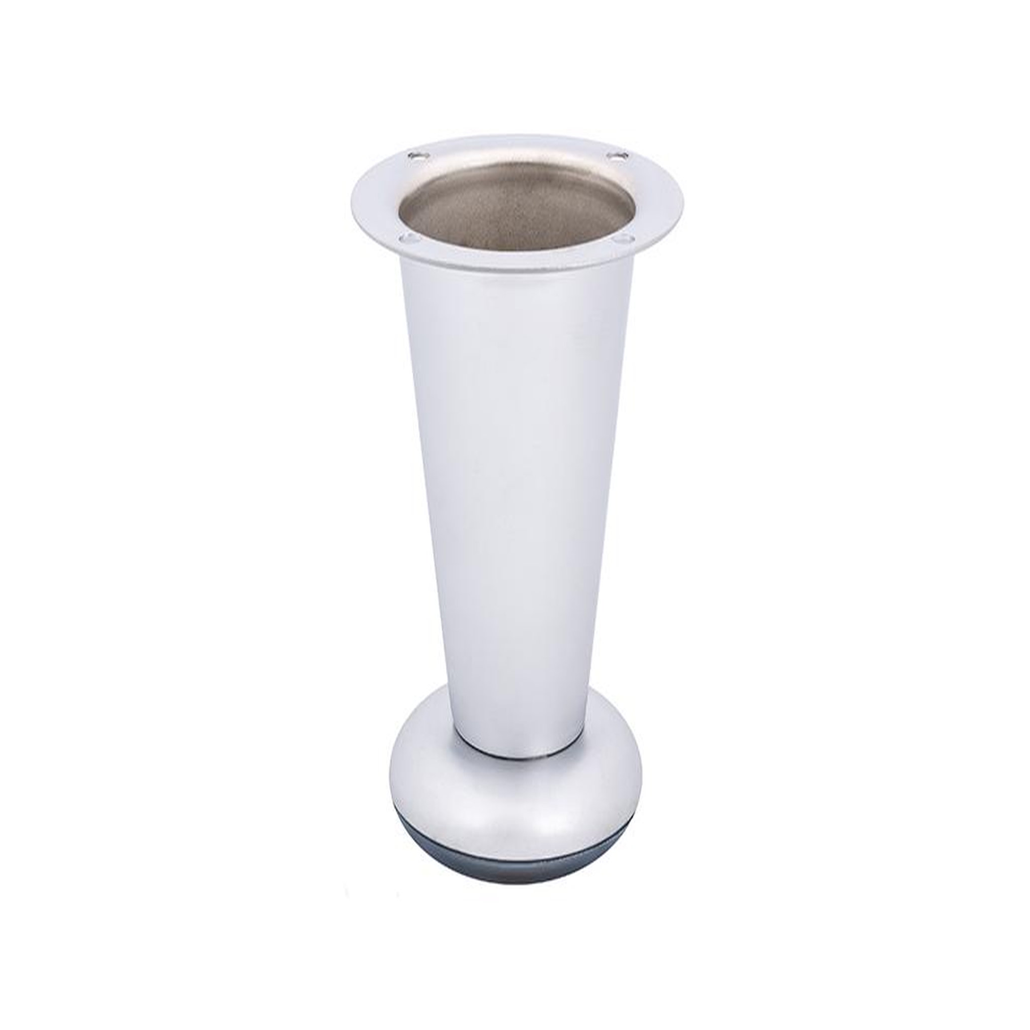 CENTRALE BRICO Pied de meuble fs016 100 mm réglable chrome mat