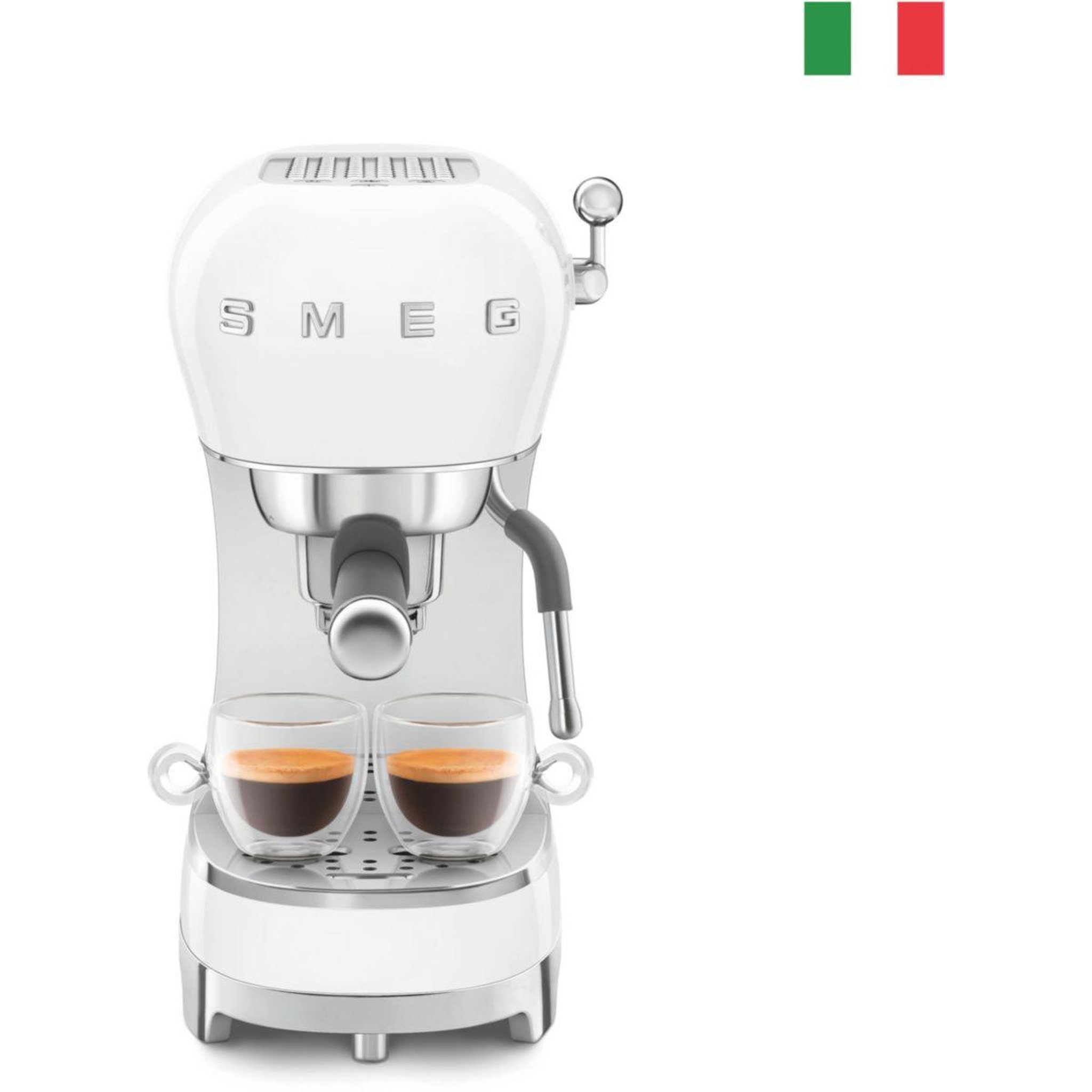 Voir la diapositive 5 : SMEG Machine à expresso ECF02WHEU