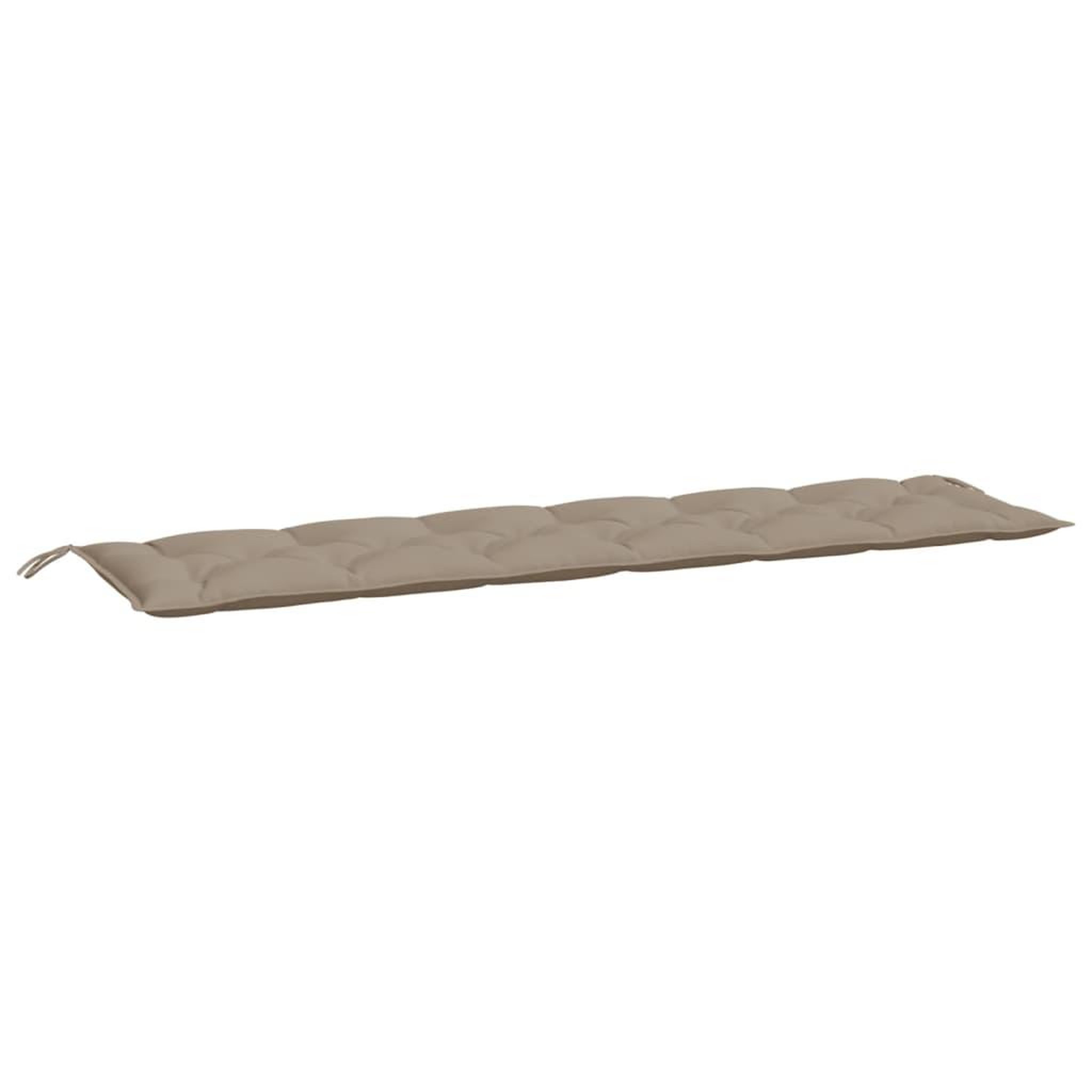 Voir la diapositive 2 : VIDAXL Coussin de banc de jardin taupe 200x50x7 cm tissu oxford