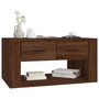 Voir la diapositive 4 : VIDAXL Table basse Chene marron 80x50x40 cm Bois d'ingenierie