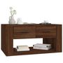Voir la diapositive 4 : VIDAXL Table basse Chene marron 80x50x40 cm Bois d'ingenierie